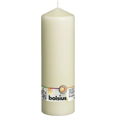 Bolsius sloupová 80x250 krémová