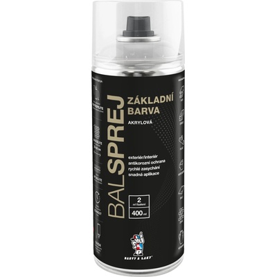 Balsprej základná univerzálna farba v spreji 400 ml biela