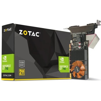Image 1 of ZOTAC GeForce GT 710 2GB GDDR3 64 bit (ZT-71310-10L)