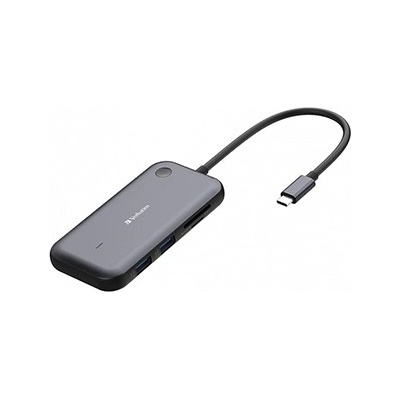 Verbatim WDA-01 32146 Share My Screen, безжичен адаптер с хъб USB-C, 1080p, черно (32146)