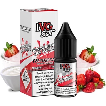 IVG Salt Strawberry Jam Yoghurt 10 ml 20 mg