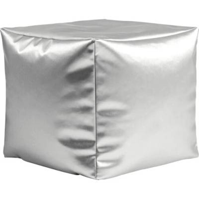 Taburet Sitting Point Metalico strieborný 40 x 40 cm