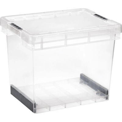Tontarelli Úložný box Evolution s víkem 8034364AK5 60 l transp grafit