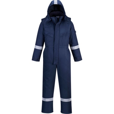 Portwest FR53 Nehorľavá antistatická kombinéza Winter Navy
