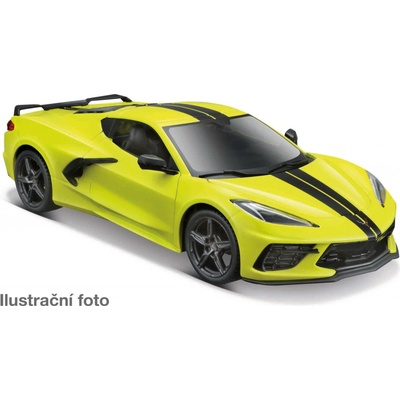 Maisto 2020 Chevrolet Corvette Stingray Coupe Z51 žlutá 1:24
