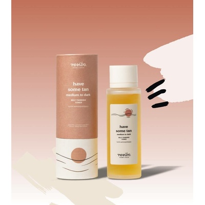 Resibo Have Some Tan! Have Some Tan! samoopalovací voda na obličej a dekolt odstín Medium to Dark 100 ml – Sleviste.cz