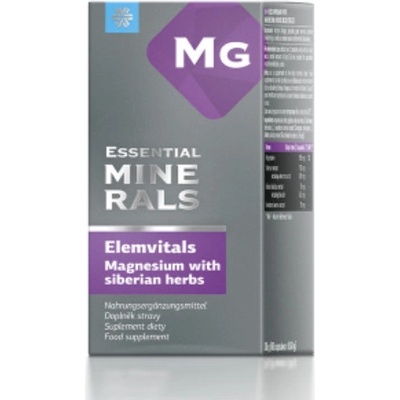 Siberian Wellness Elemvitals Magnesium 60 kapsúl