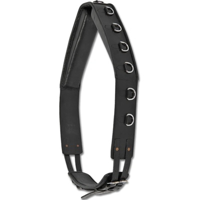 Waldhausen Obřišník lonžovací kožený černý – Zboží Mobilmania