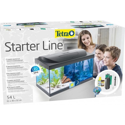 Tetra Starter Line LED akvárium černé 54 l