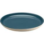 Emile henry (Франция) Керамична чиния emile henry dessert plate десертна - цвят синьо-зелен и екрю (eh 8915-b9)