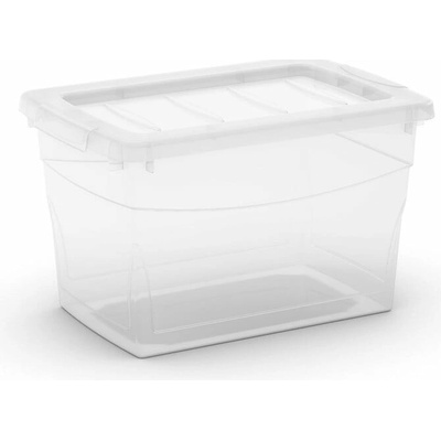 Kis Plastový úložný box s vekom 38,5 x 25,5 x 23,5 cm S