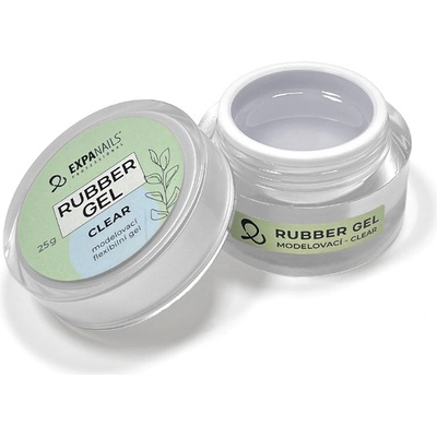 Expa-nails expanails modelovací uv led gel rubber clear 50 g