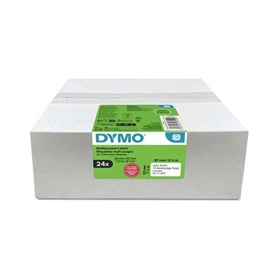 Dymo 2223590, 57mm x 32mm, multifunkčné, snímateľné, biele, originálne papierové štítky, 24 x 1000 ks