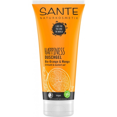 Sante sprchový gel Happiness Bio Orange & Mango 200 ml