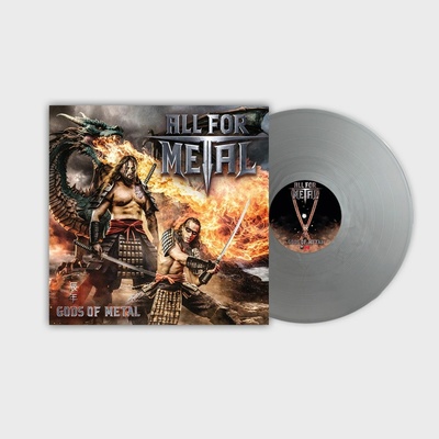 All For Metal Gods of Metal Year of the Dragon Silver Vinyl LP