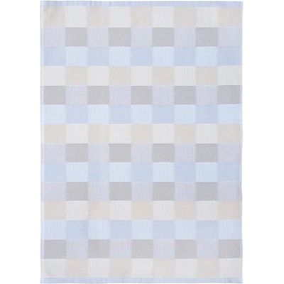 SCANquilt utěrka DESIGN kostičky béžovošedá 50 x 70 cm