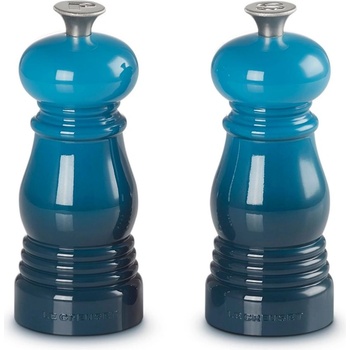 Le Creuset Комплект мелнички за черен пипер и сол 11 см, комплект от 2 бр. , DEEP TEAL, пластмаса, Le Creuset (LECR96002500642000)
