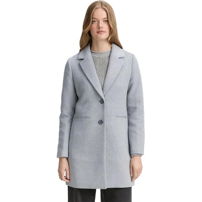 Tom Tailor Палто Tom tailor 1046689 Fitted coat - Grey (Cement Grey Mélange)