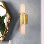 Elstead Lighting MARVELE-2WB-AB-OPAL - LED осветително тяло за баня MARVELE 2xG9/4W/230V IP44 (ED0850)