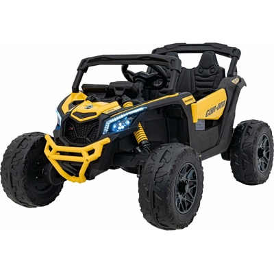 Mamido Elektrické autíčko Buggy Maverick Can-Am 4x200W 24V žlutá