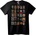 NOONEBRAND Тениска Музикални Групи - L, Black
