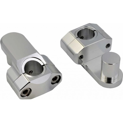 SEFIS Adventure 50 nádstavce 22/22 a 22/28,6 mm strieborné