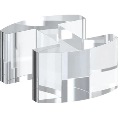 Feldmann 80571-P-12 - plastový držiak skla hr. 12,76 - 13,52 mm - priama spojka 180°, pre nerezové zábradlie