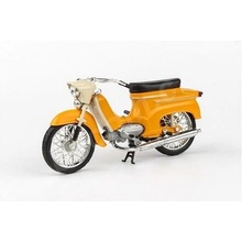 Abrex Jawa 50 Pionýr typ 21 1967 Žlutohnědá motorka časopis s modelem 1:18