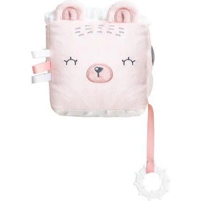 KikkaBoo Плюшена играчка кубче KIKKABOO - Bear with me, pink (31201010394)