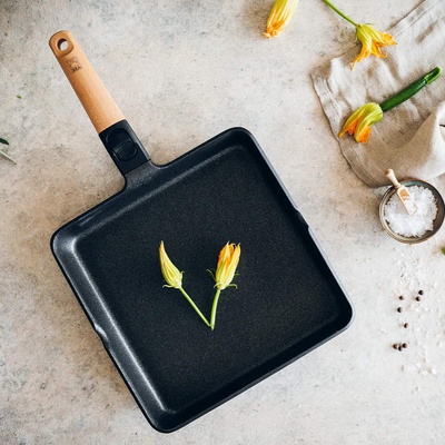 BRA 28 х 28 см квадратен тиган с мобилна дръжка bra от серия market