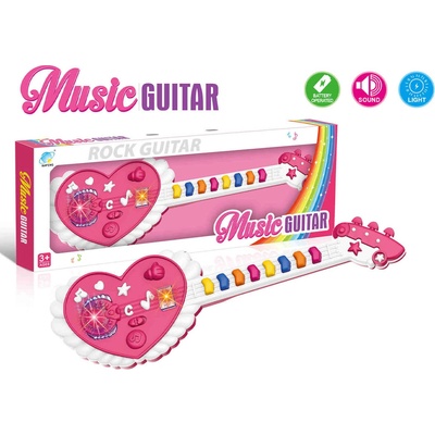 Armtoys ДЕТСКА МУЗИКАЛНА КИТАРА СЪРЦЕ
