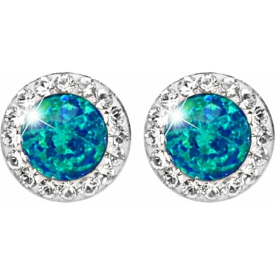 JSB Bijoux Opály s krištáľovými kameňmi Swarovski Pas 92400040pas (Ag 925/1000, 1,4 g)