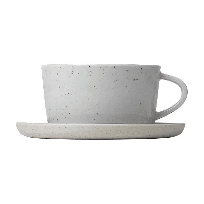 Blomus (Германия) Комплект от 2 бр. чаши за чай blomus sablo - цвят светлосив (blomus 64158)