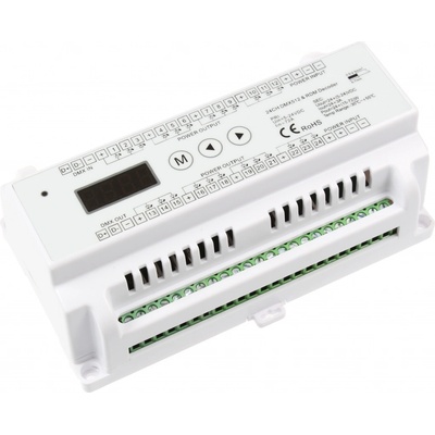 DMX dekodér 24CH DIN - dimLED dekodér DMX 24CH DIN