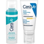 CeraVe Комплект - Серум с ретинол и Хидратиращ крем за лице, 30 + 52 ml - ozone