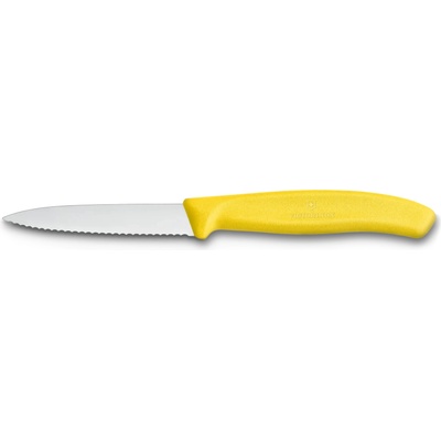 Victorinox Нож за зеленчуци 8 см, назъбено острие, жълт, пластмаса, Victorinox (VN67636L118)
