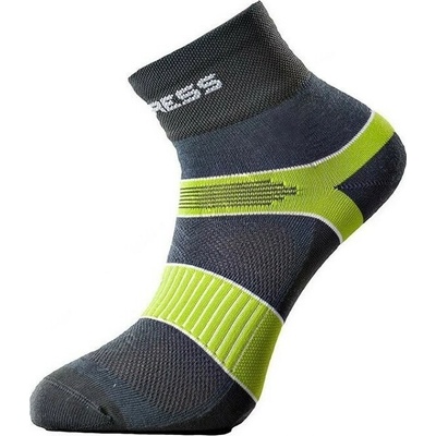 PROGRESS Cycling sox šedá-zelená