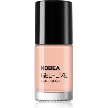 NOBEA Day-to-Day Gel-like Nail Polish лак за нокти с гел ефект цвят Moccasin #N60 6ml