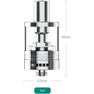 Ismoka Eleaf GS Tank clearomizer Silver 3ml – Zboží Dáma