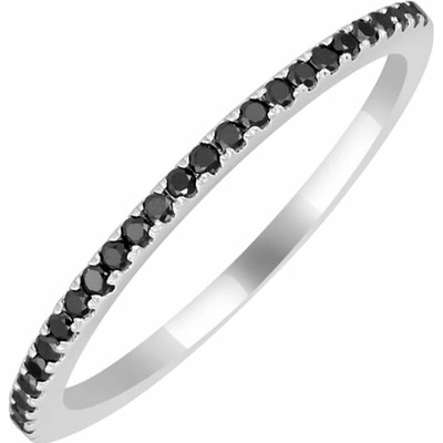 Eppi Eternity prsten ze zlata s černými diamanty Oana R35828