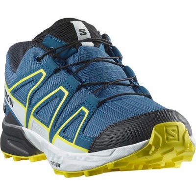 Salomon Speedcross Wp J L47982200 dark navy/dark blue/blazing yellow – Zboží Dáma