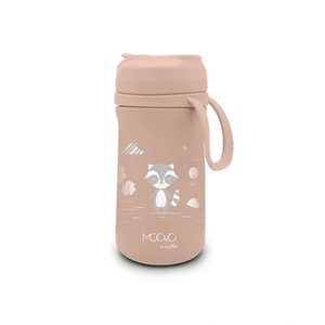 Nuvita Детски термос със сламка Nuvita - English Rose, 350 ml (NU-PPCP0402)