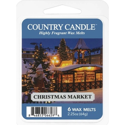 Country candle Christmas Market Vonný Vosk 64 g