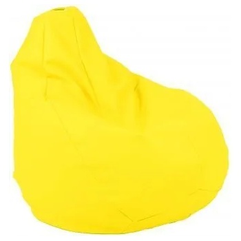 PUFRELAX Пуф, круша, 220л. , Nirvana Hobbit - Teteron Yellow Quince, За открито, Перящ се калъф, Пълнеж от Полистиролни перли (PUF-G-NH-TEX-YLQ)