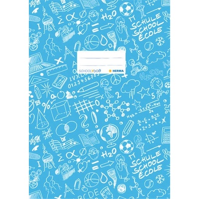 Obal na zošit Schooldoo A5 sv. modrý