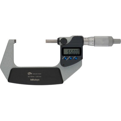 MITUTOYO Mikrometr třmenový digitální metrický 50-75/0001 mm výstup dat ip65 mitu-293-232-30
