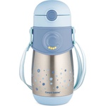 Canpol babies Термочаша със силиконова сламка Canpol - 300 ml, Синя (74/054_blu)