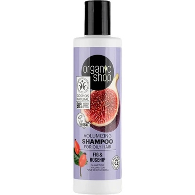 Organic Shop Шампоан за обем Fig & Rosehip, 280 ml