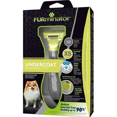TETRA Furminator + Hračka deShedding Tool vyčesávač pre psov XS dlhá srsť