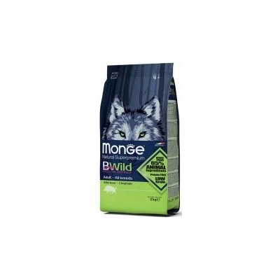 Monge Bwild Dog Low Grain Adult Divočák 12 kg